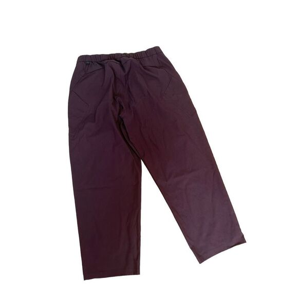 Lululemon Lab Wool-Blend Stretch Pants Men's Burgundy Size 36 - Picture 5 of 9